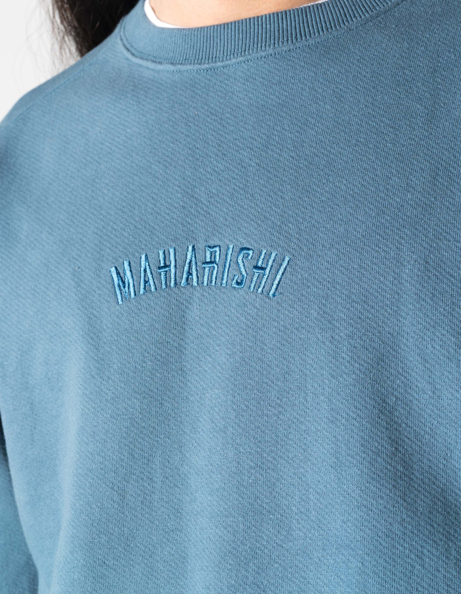 7288 Maharishi Organic Crew Sweat Airforce Blue