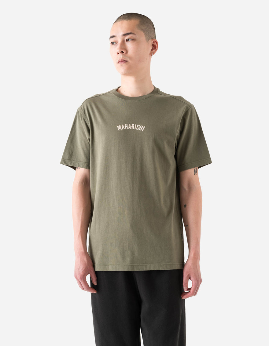 7290 Maharishi Organic S/S T-Shirt Olive OG-107F