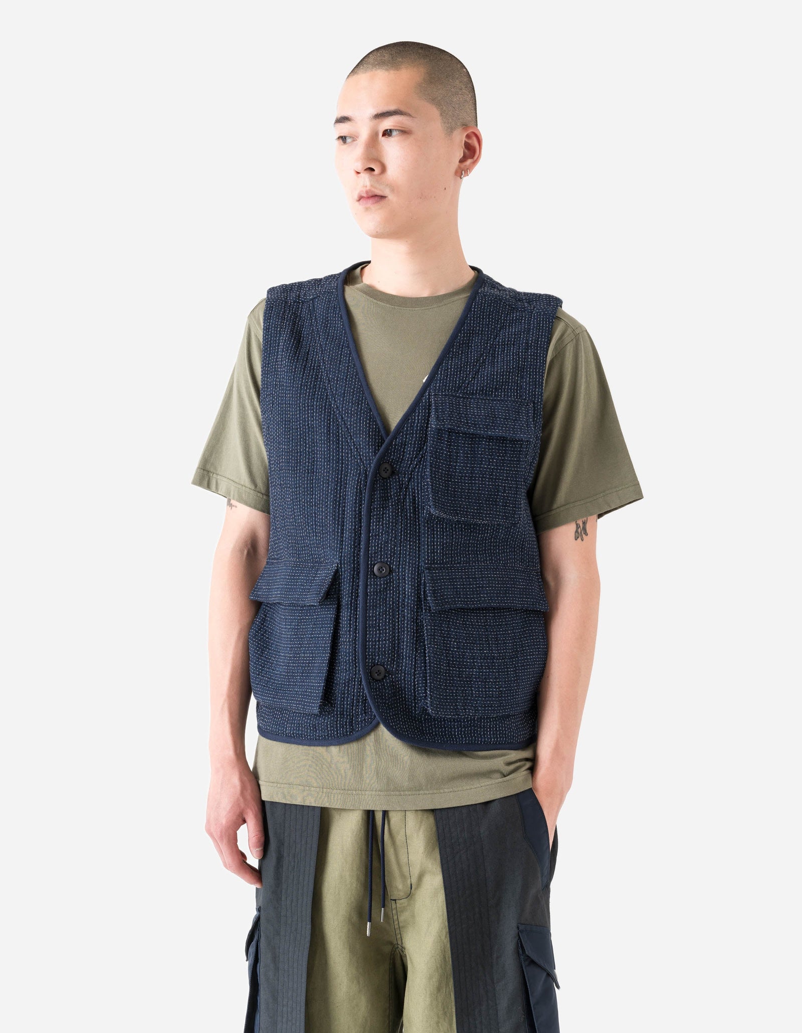 7303 Utility Vest Indigo