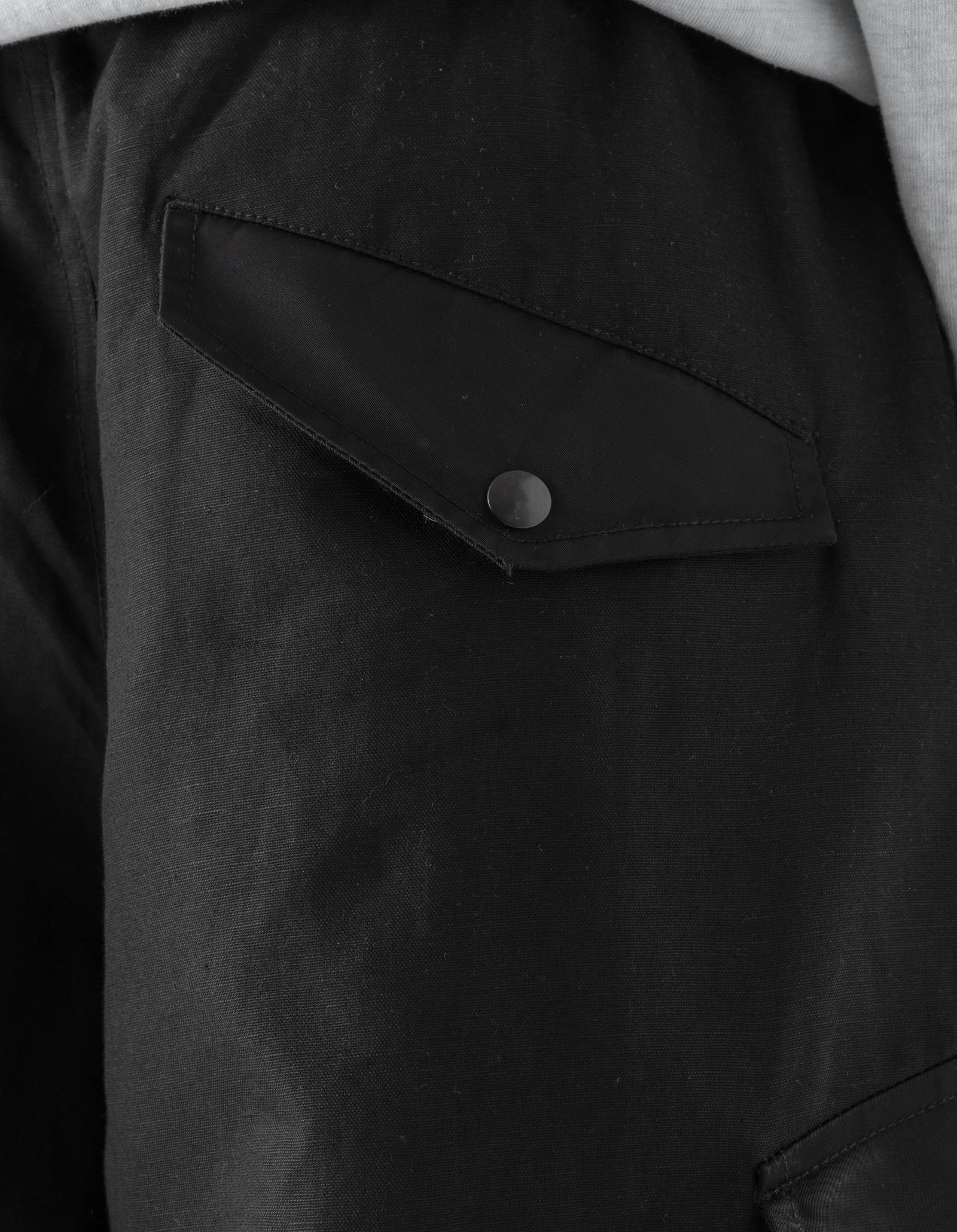 7308 Duality Hemp Cargo Hakama Black