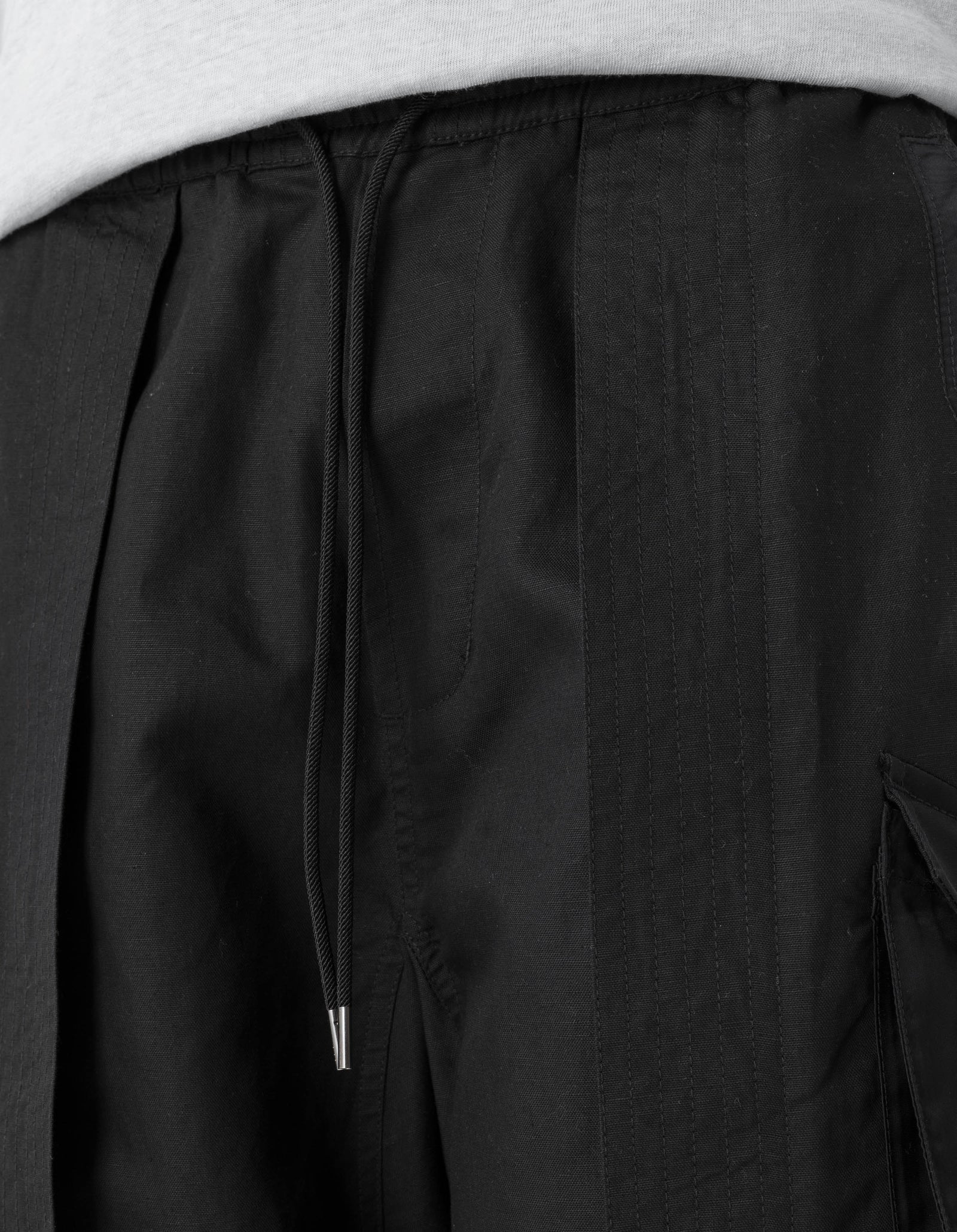 7308 Duality Hemp Cargo Hakama Black