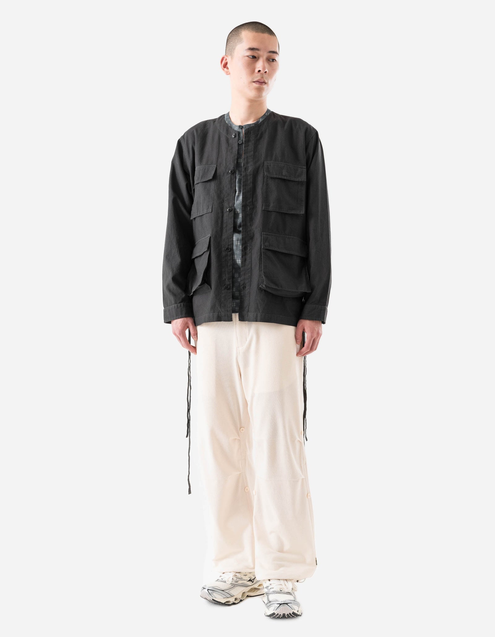 7318 Hemp Ripstop BDU Shirt Black
