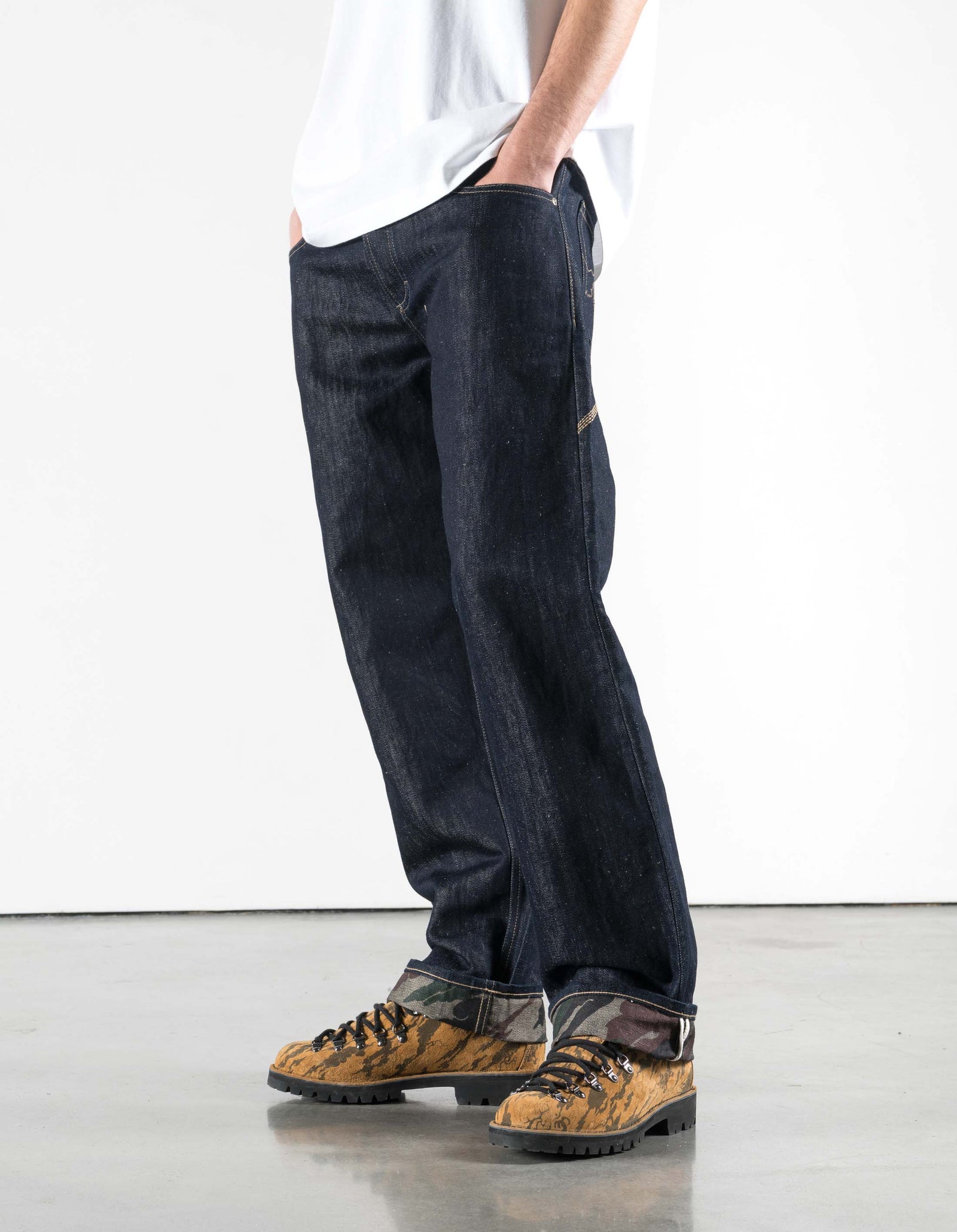 6060 Dragon Hemp Denim Jeans Indigo