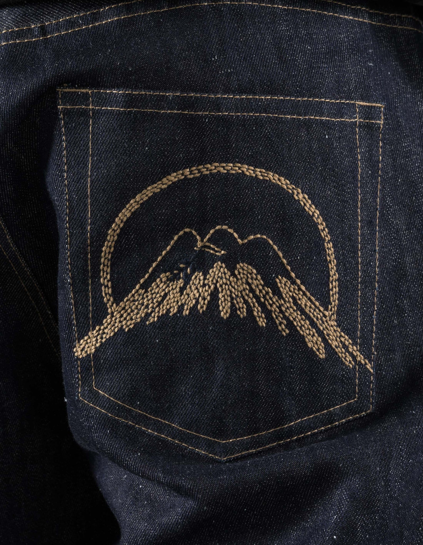 7336 Rising Dragon Hemp Jeans Indigo