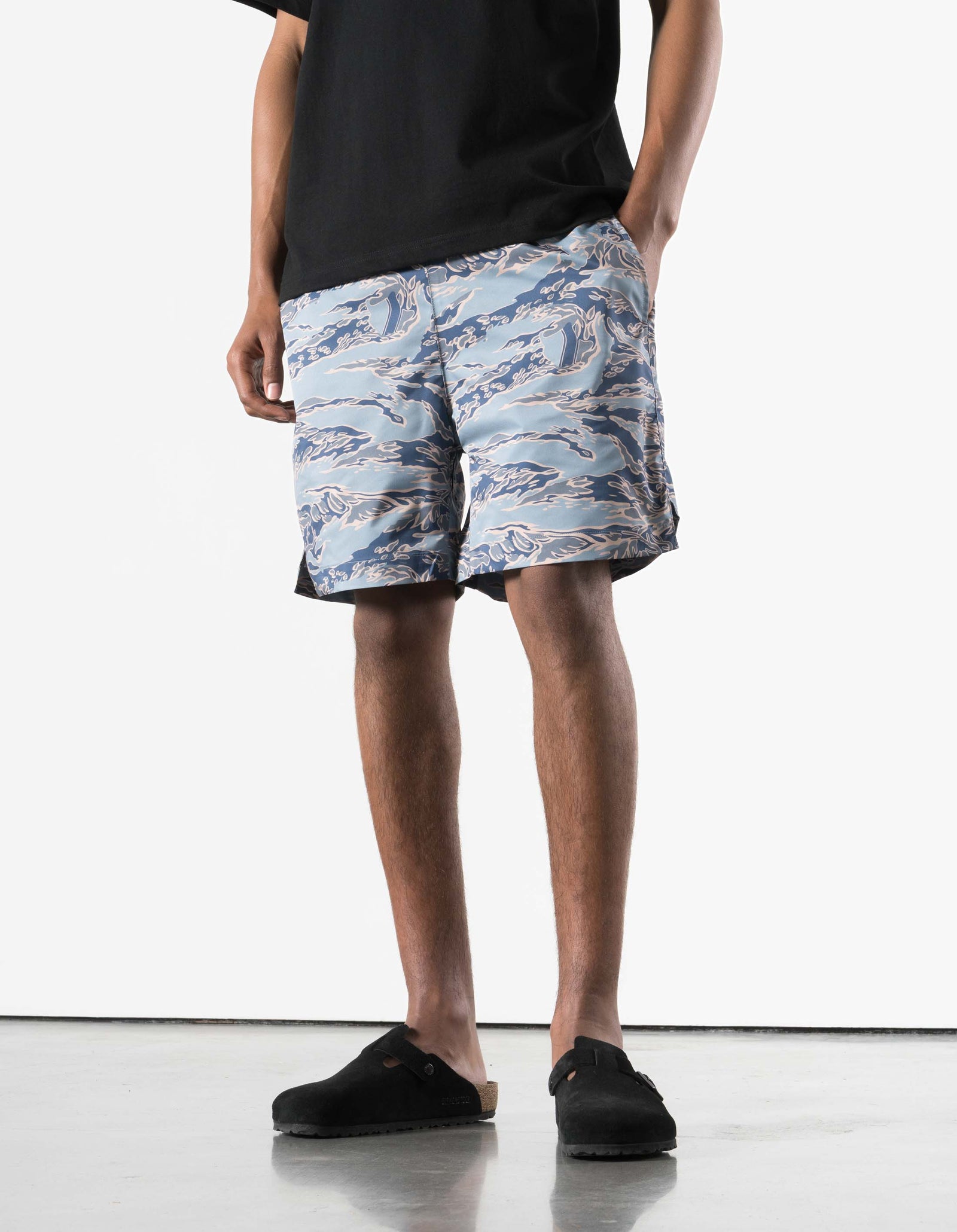 7344 Bonsai Tigerstripe Swimshorts Multi