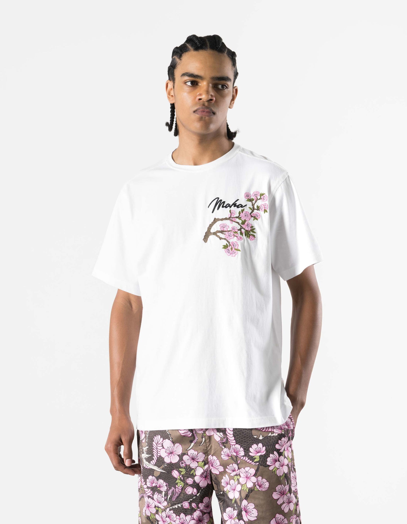 7352 Sakura Serenity S/S T-Shirt White