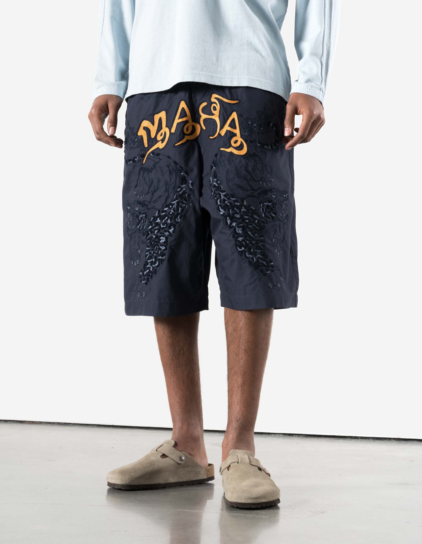 7355 Muay Thai Chimera Trackshorts Navy