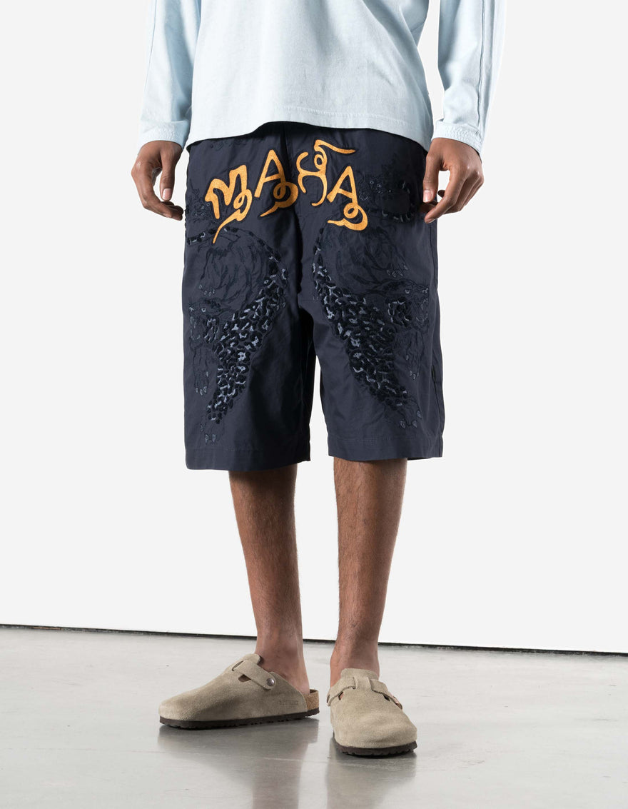 7355 Muay Thai Chimera Trackshorts Navy
