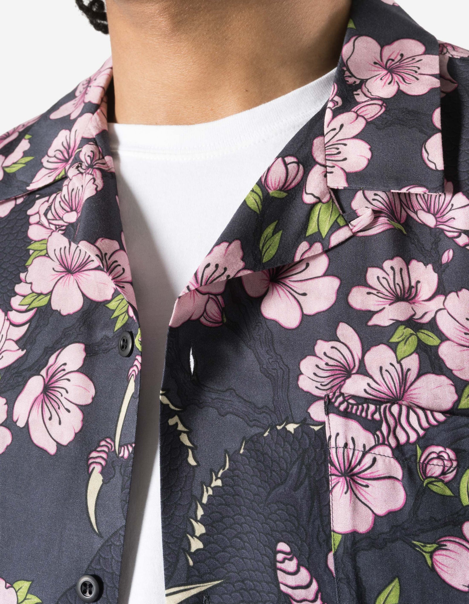 7359 Sakura Camp Collar Shirt Navy