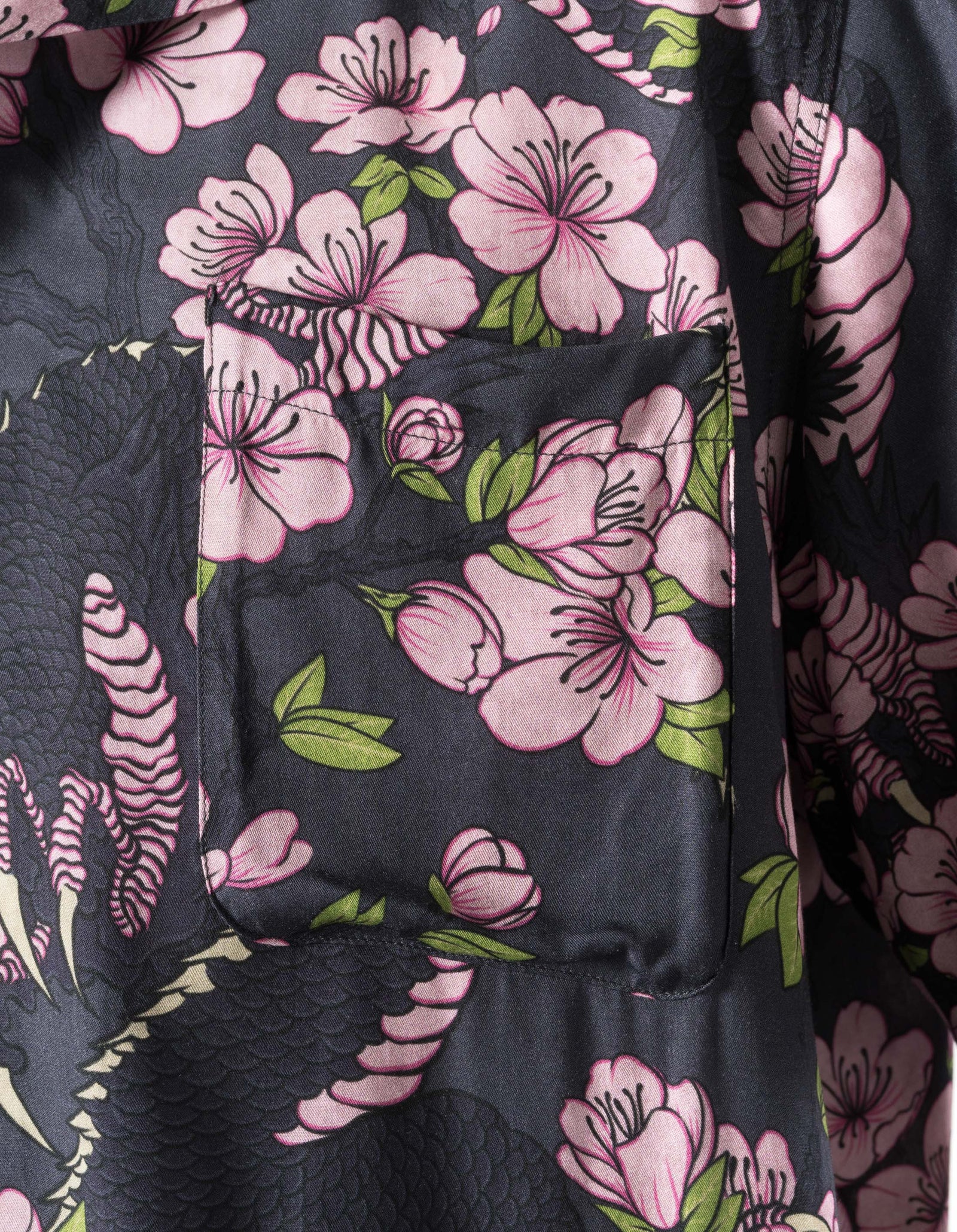7359 Sakura Camp Collar Shirt Navy