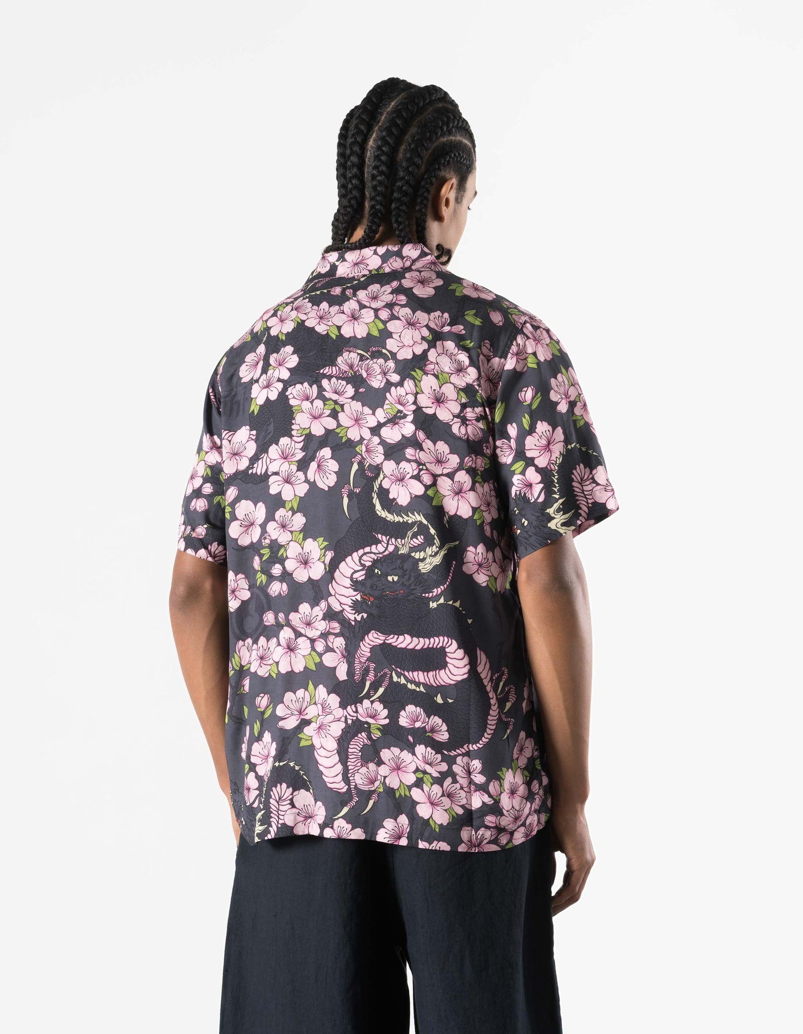 7359 Sakura Camp Collar Shirt Navy