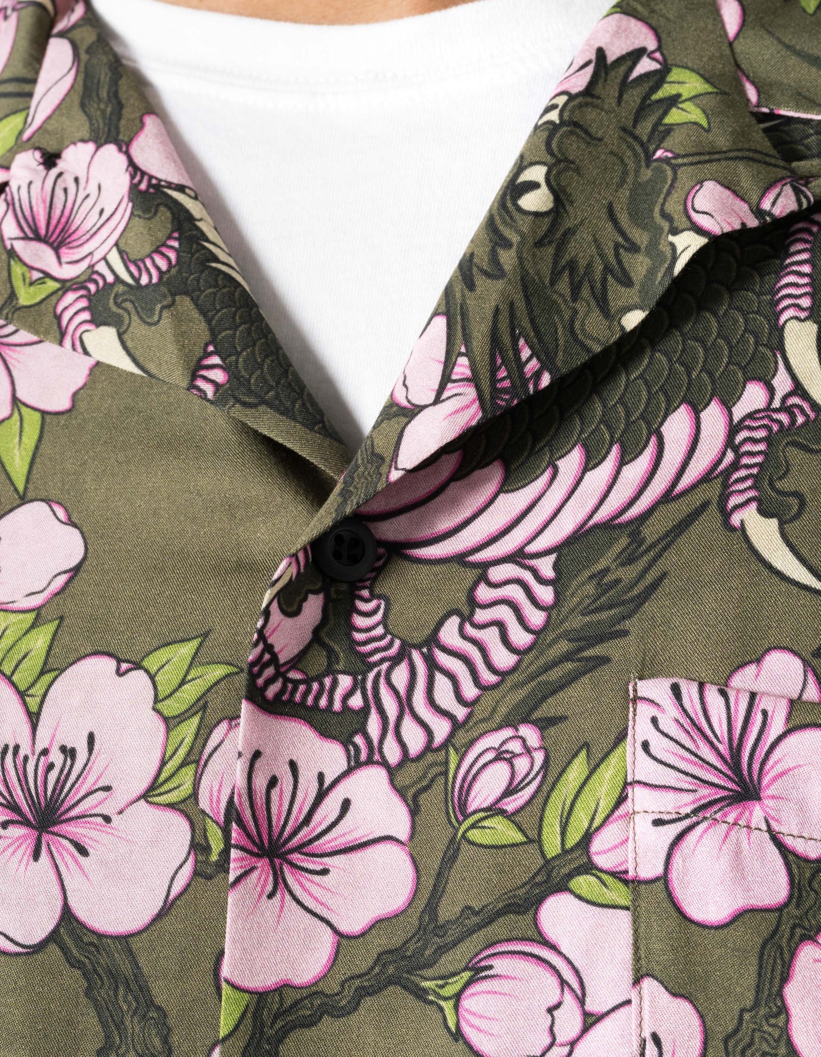 7359 Sakura Camp Collar Shirt Olive