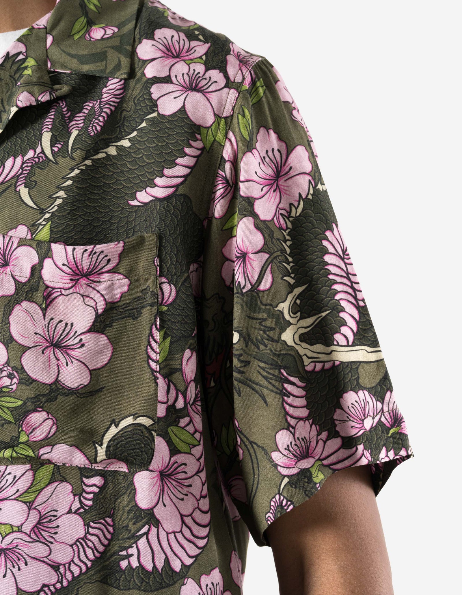 7359 Sakura Camp Collar Shirt Olive