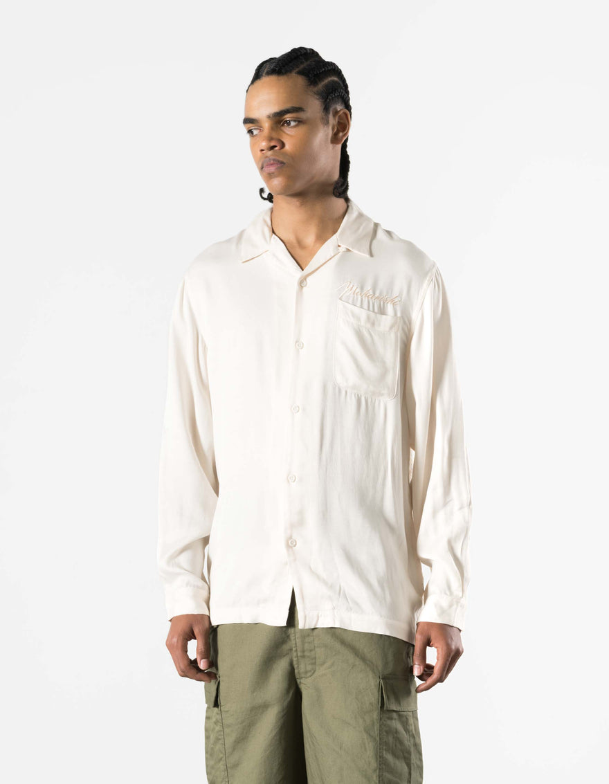 7365 Ascending Dragon Cupro Shirt Ecru