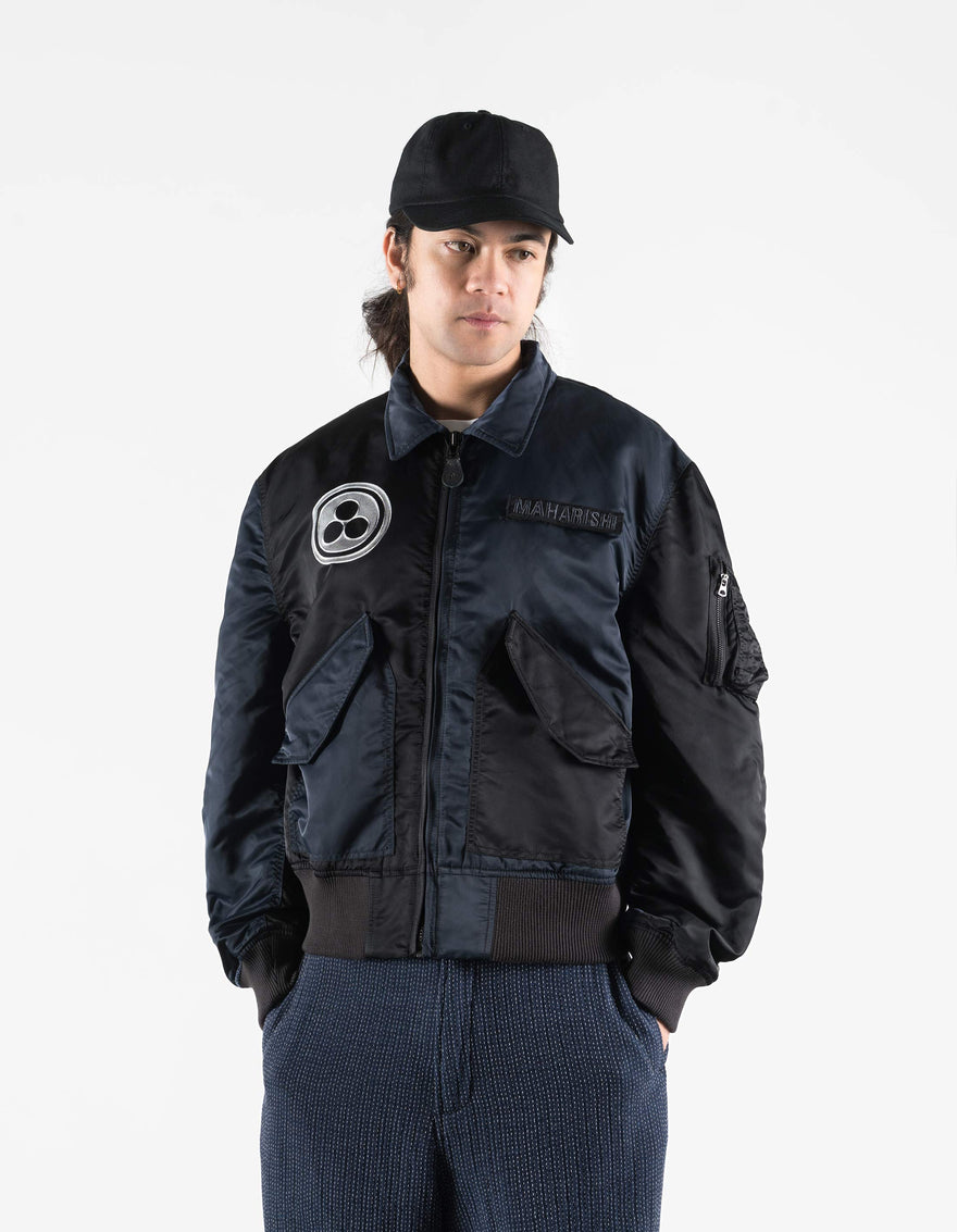 7367 Maha Peace Rally MA2 Jacket Midnight Navy/Black