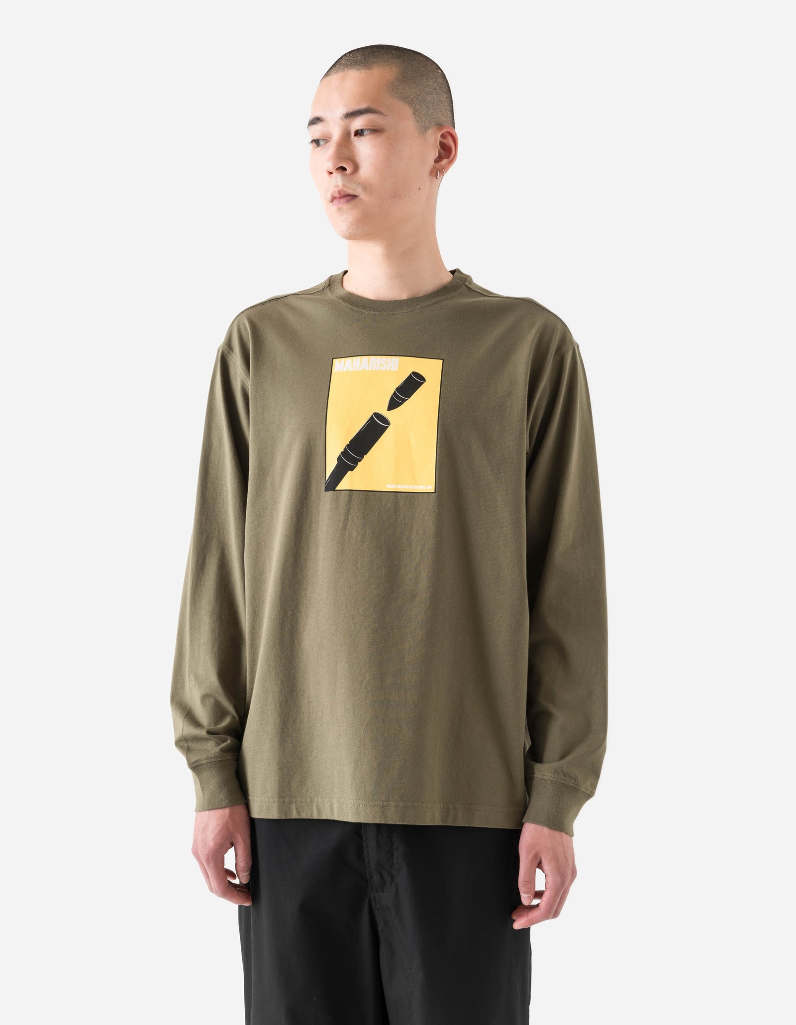 7371 Pacifist L/S T-Shirt Olive OG-107F