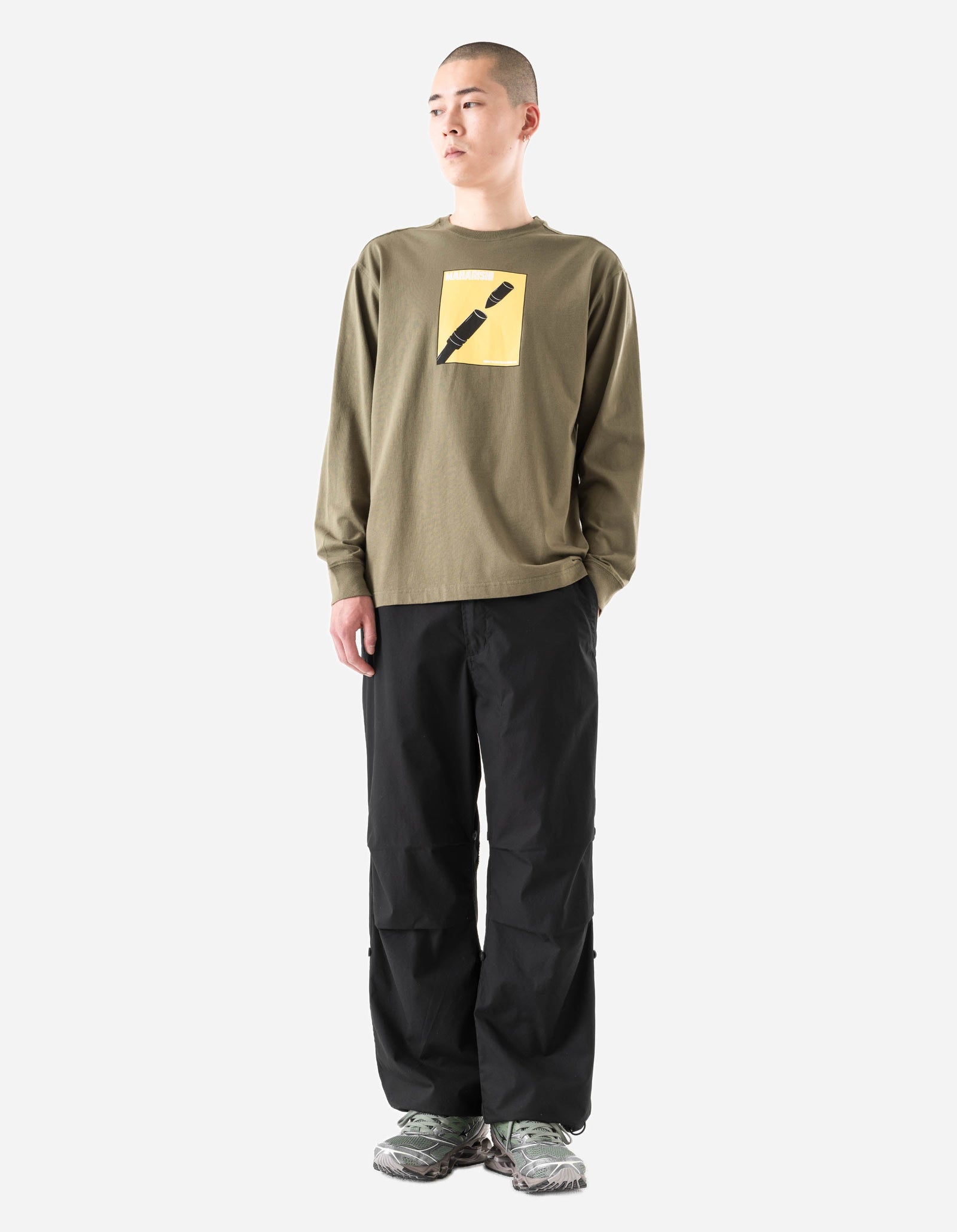 7371 Pacifist L/S T-Shirt Olive OG-107F