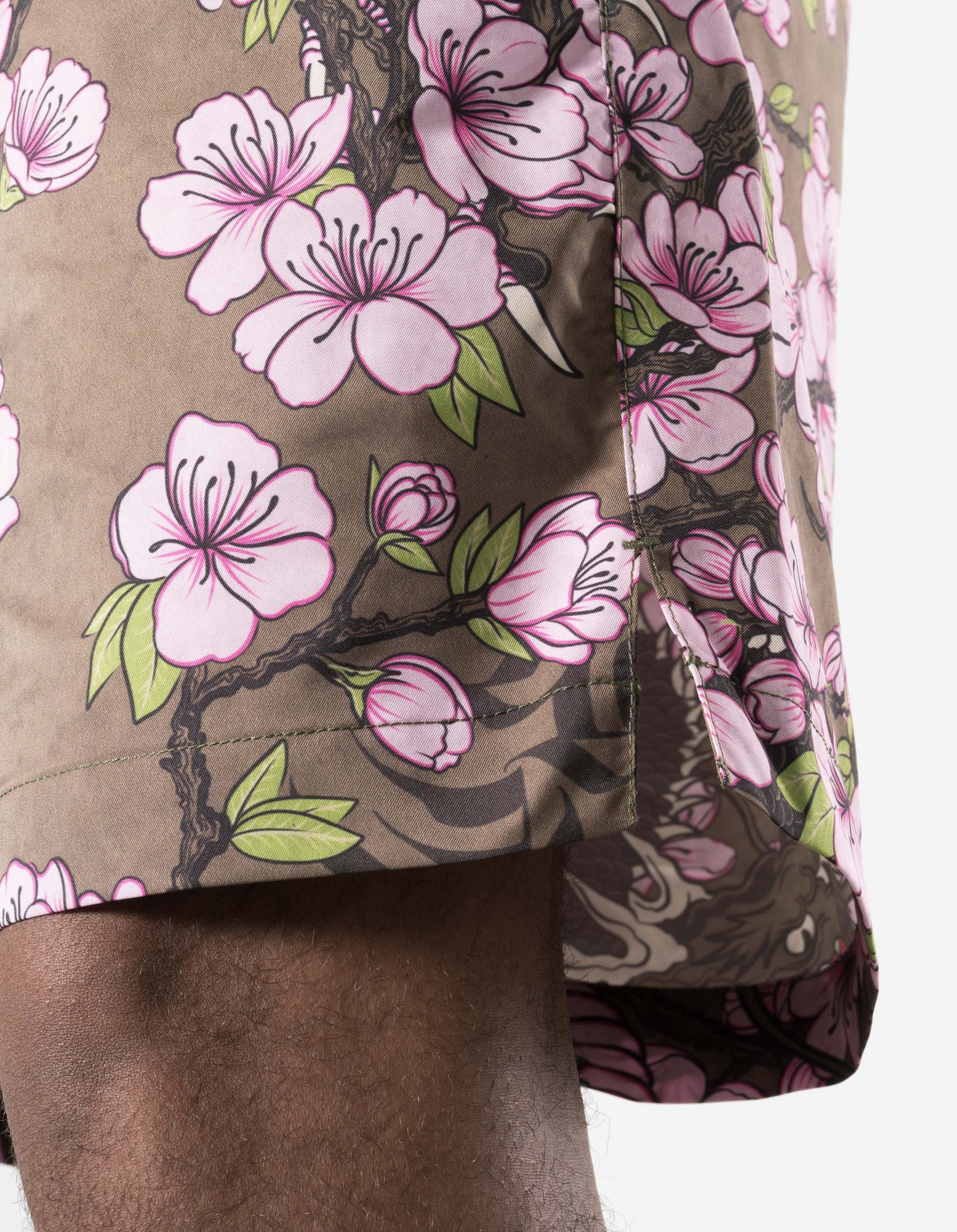 7379 Sakura Serenity Swim Shorts Olive