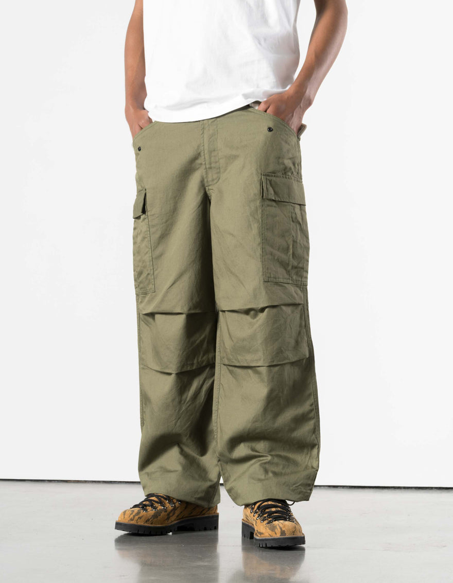 7400 Hemp M65 Cargo Pants Olive OG-107F