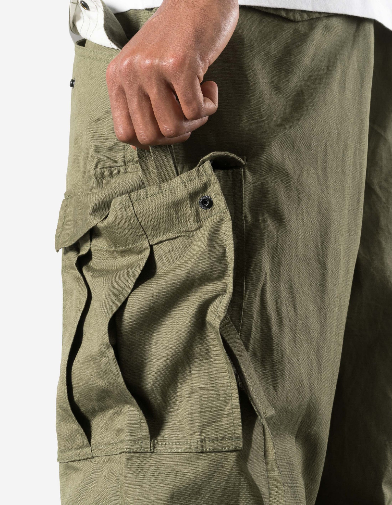 7400 Hemp M65 Cargo Pants Olive OG-107F