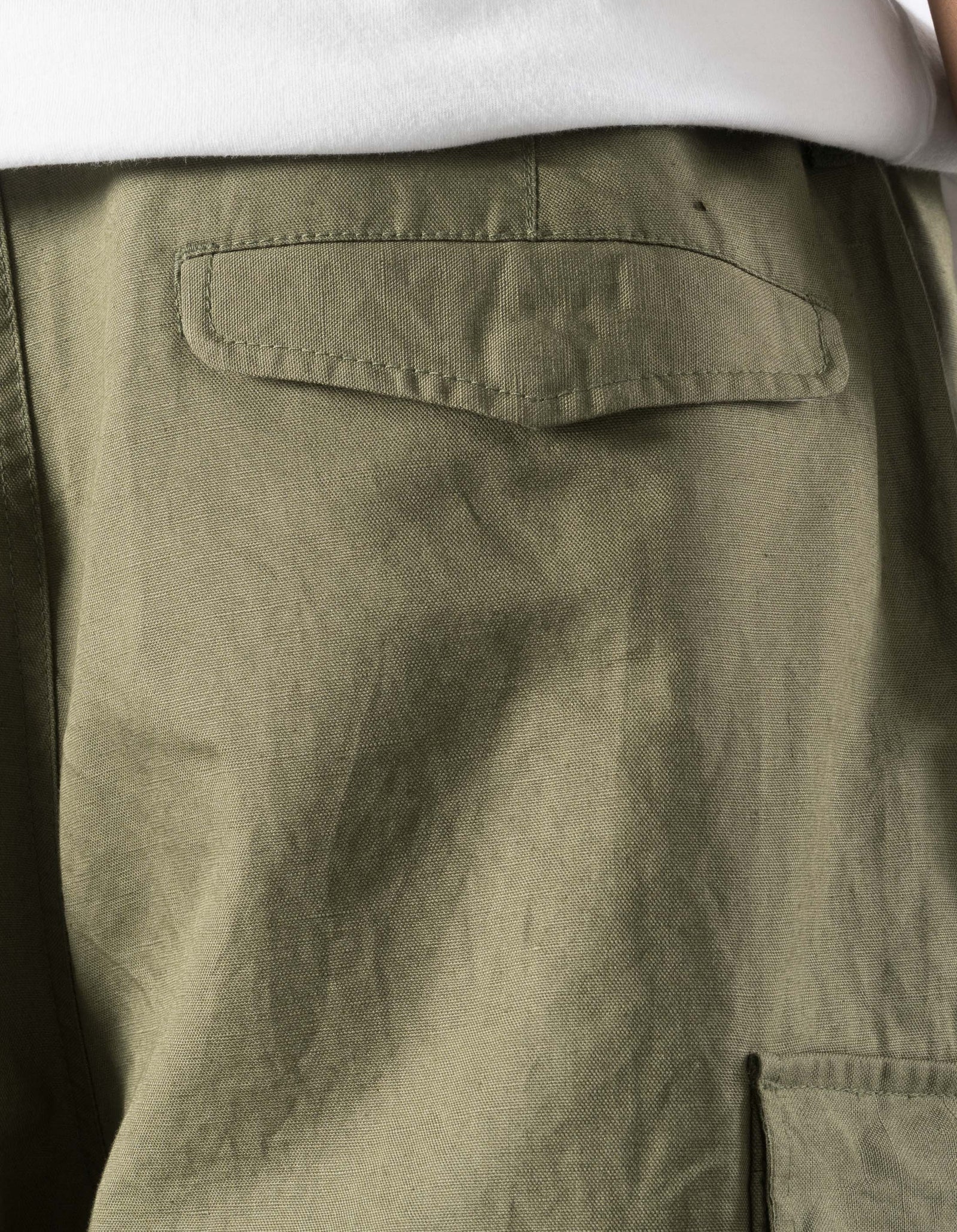 7400 Hemp M65 Cargo Pants Olive OG-107F