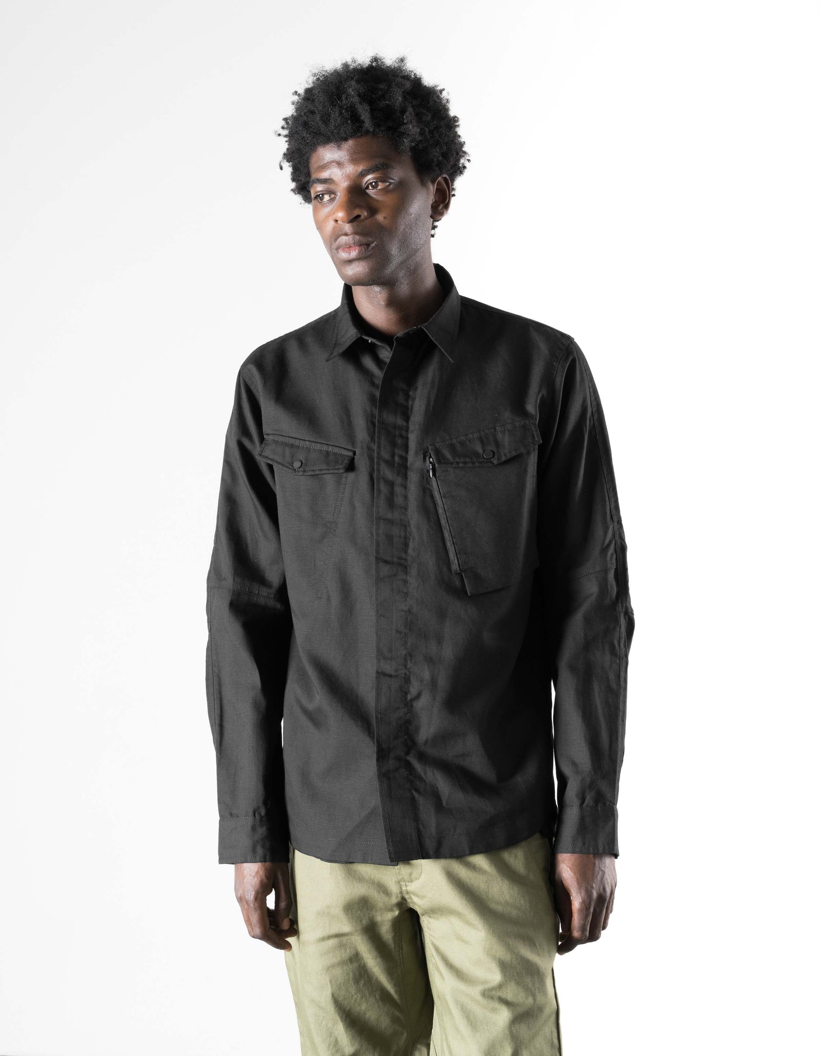 7402 WR Hemp Custom Shirt Black