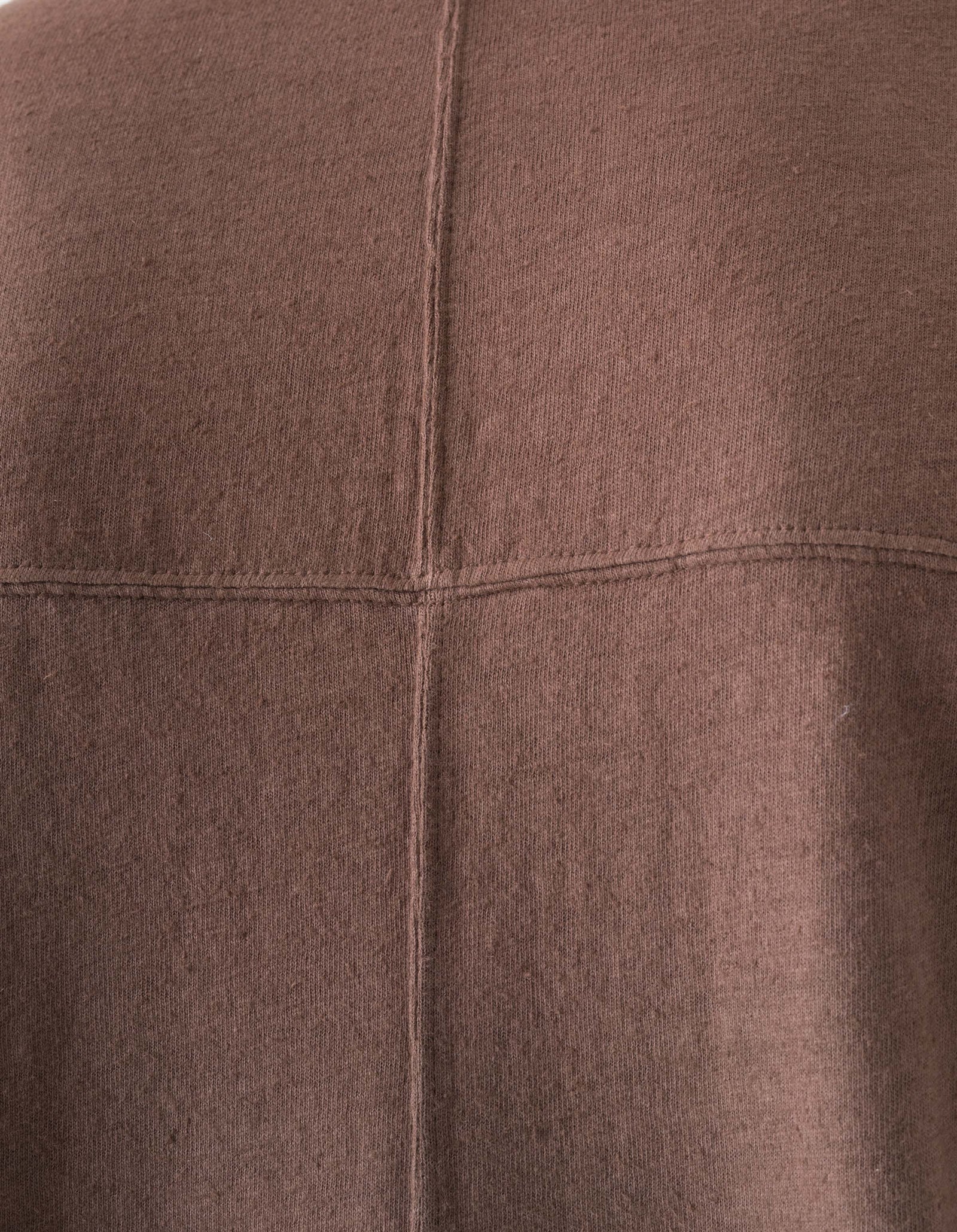 5234 Hemp Cross Loose T-Shirt Earth Brown