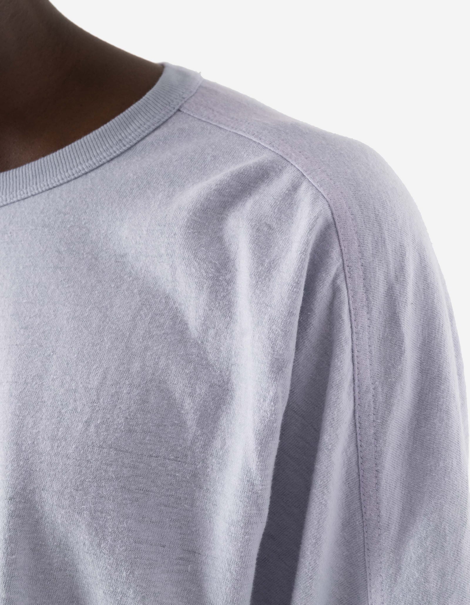 5245 Hemp Cross Loose L/S T-Shirt Lavender