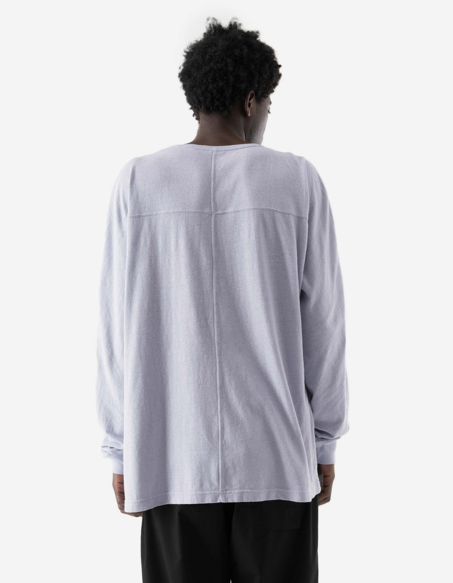 5245 Hemp Cross Loose L/S T-Shirt Lavender