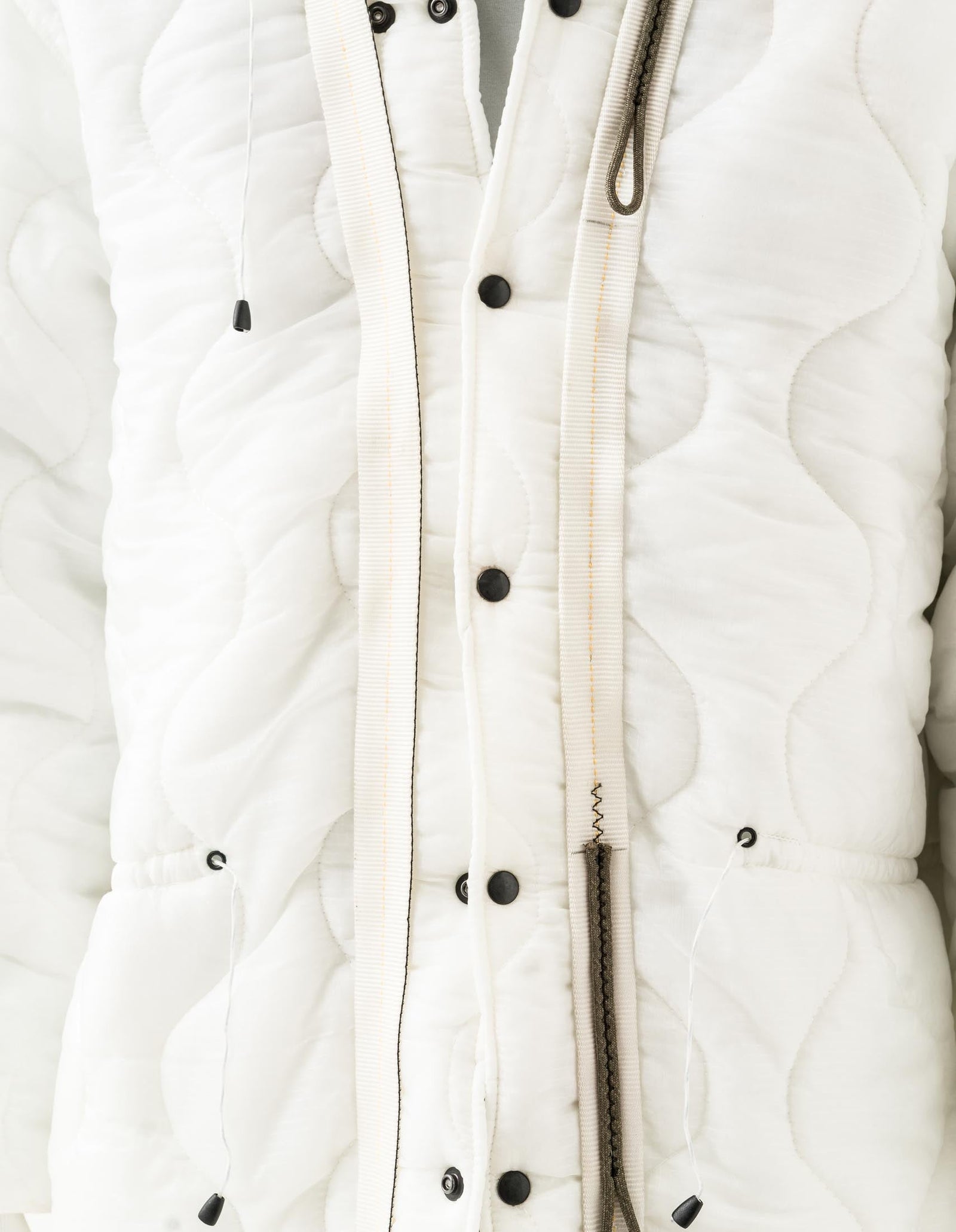 1598 Upcycled U.S. Army Inspector Parka White